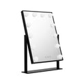 Embellir Led Standing Makeup Mirror - Black - Health &